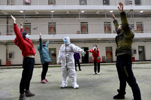武漢治愈患者隔離點