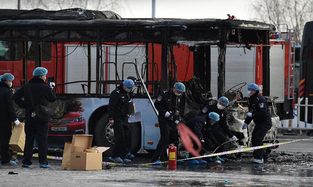 寧夏賀蘭縣公交車著火：已致14死32傷