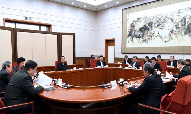 李克強主持召開國務(wù)院黨組會議 深入學習貫徹黨的十九屆二中全會精神
